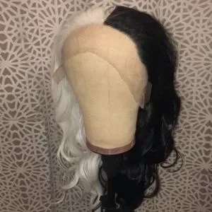 ?24” CRUELLA  BLACK & WHITE LACE FRONT WIG? *NWT Fashiondeityshair | Accessories | 24 Cruella Black White  main image 3